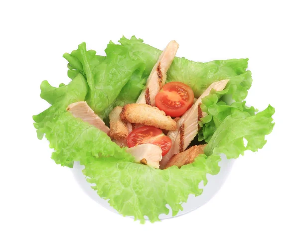 Caesar Salat mit Tomaten Kirsche — Stockfoto
