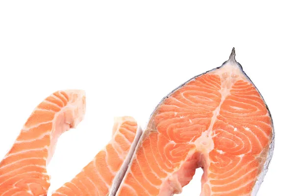 Two pieces of salmon. — Stock Photo, Image
