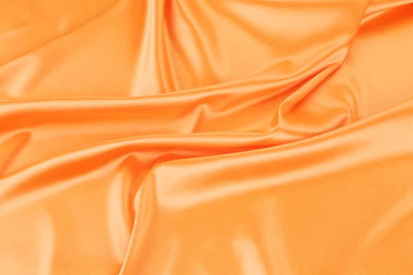 明るいオレンジ色のサテン. — ストック写真