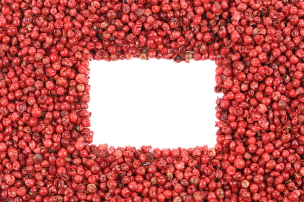 Frame from red chili pepper. — Stock Photo, Image