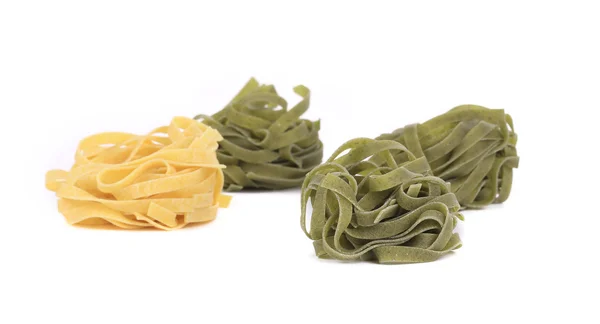 Tagliatelle paglia italiensk pasta - Stock-foto