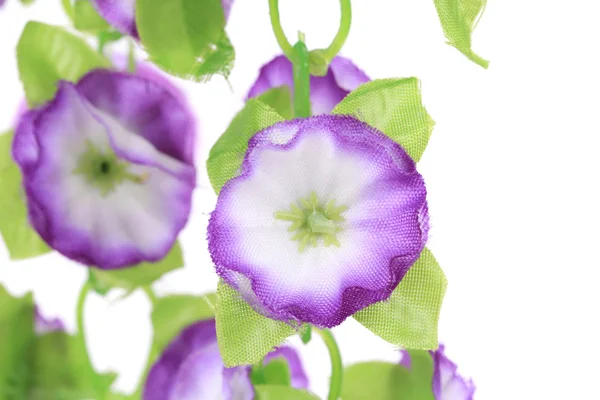 Hanging lilac artificial flowers. — Stock Photo, Image