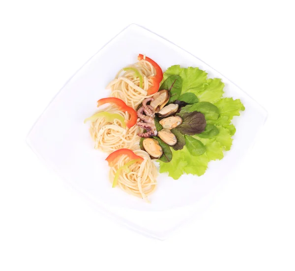 Salade de mer aux spaghettis — Photo