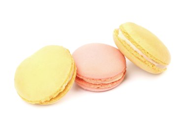 renkli macaron Pastalar