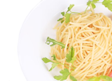 makarna maydanoz ile