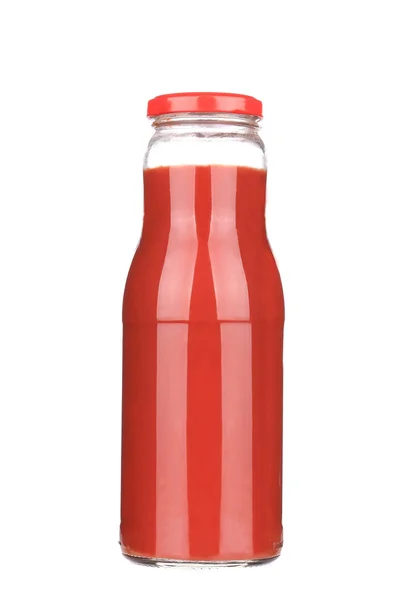 Botella de jugo de tomate — Foto de Stock