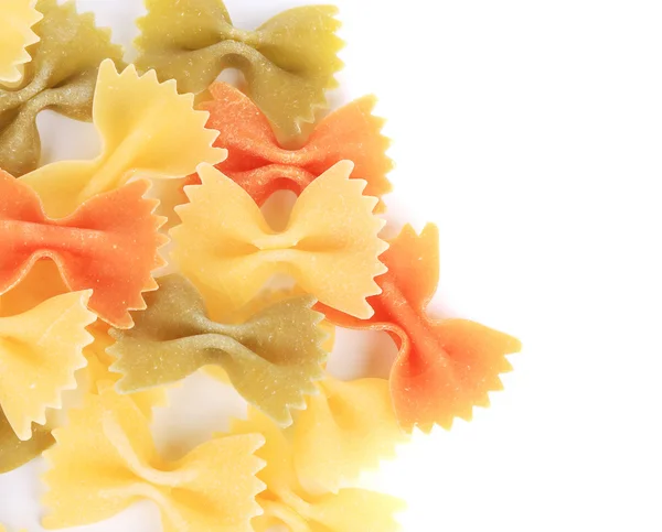 Farfalle three colors — Stock Photo, Image