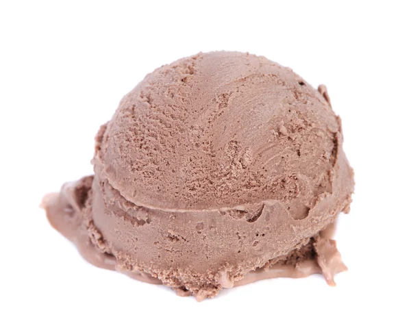 Helado de chocolate cucharada — Foto de Stock