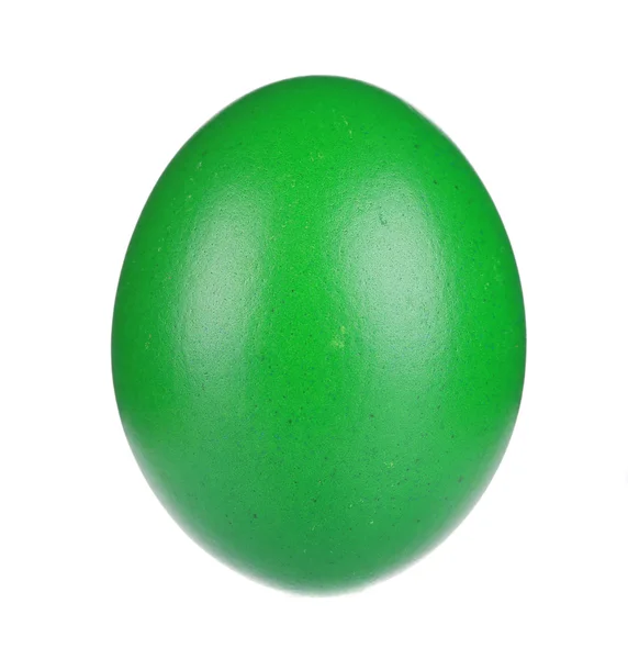 Yeşil Paskalya yortusu yumurta. — Stok fotoğraf
