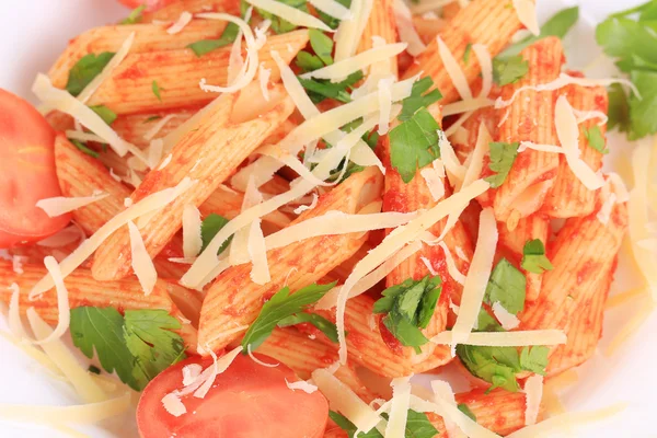 Pasta med grönsaker. — Stockfoto