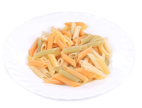 Pasta su piatto — Foto Stock