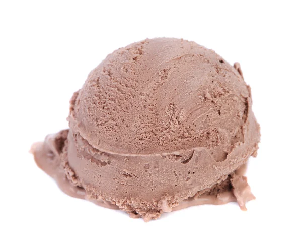 Chocolate Ice Cream Scoop Stock Photo