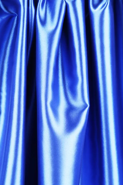 Blue silk — Stock Photo, Image