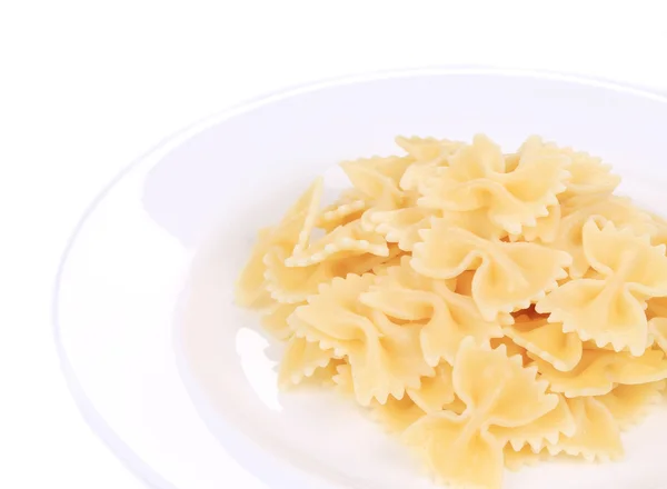 Pasta på tallriken. — Stockfoto