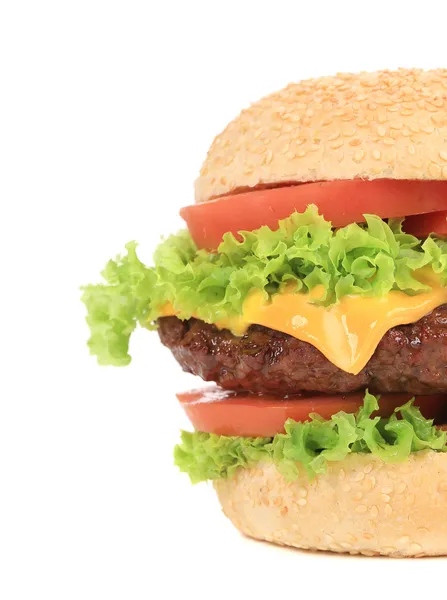 Big cheeseburger. — Stock Photo, Image