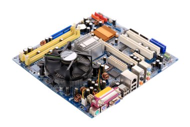 anakart üzerinde beyaz