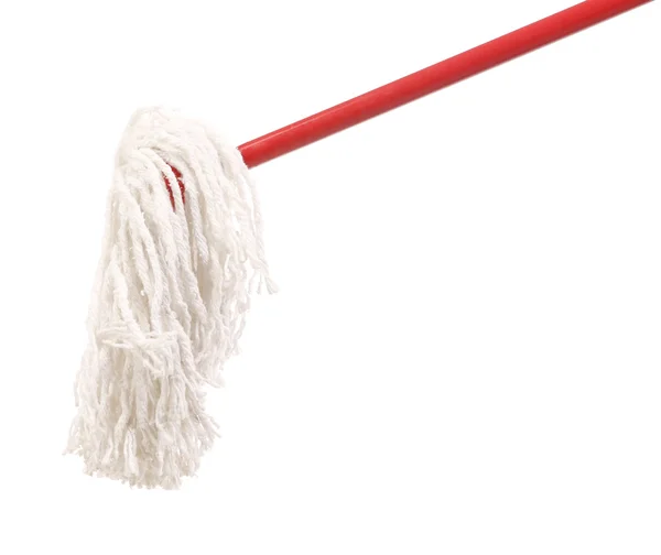 Red mop for cleaning. — Stock Photo, Image