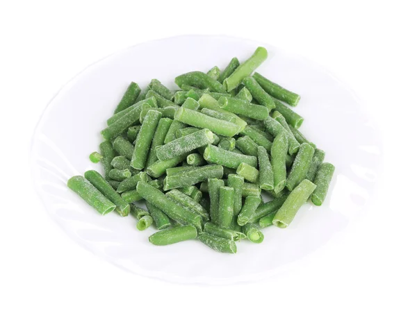 Group of frozen french beans. — Stock Photo, Image