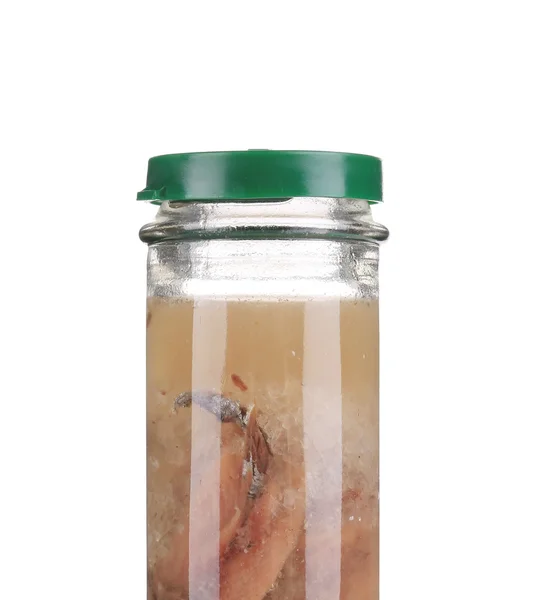 Jar Of Anchovy's. — Stock Photo, Image