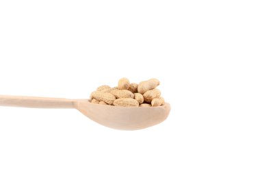 tahta kaşıkla fıstık