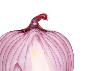 kesik kırmızı soğan yakın çekim