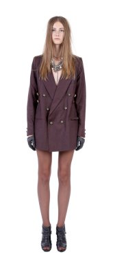 güzel kadın ceket modeli.