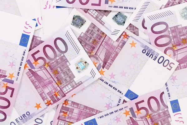 Five hundreds euro banknotes — Stock Photo, Image