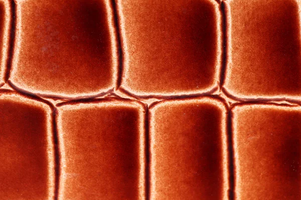 Red-brown leather texture — Stock Photo, Image