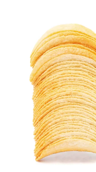 Stapel Kartoffelchips — Stockfoto