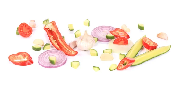 Slices of vegetables — Stock Photo, Image