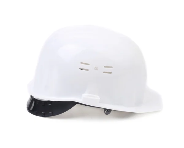 Casco di sicurezza bianco . — Foto Stock