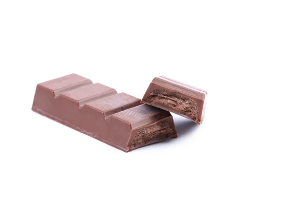 Chocolate bars stack. — Stock Photo, Image