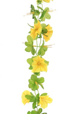 yapay sarı çiçek.