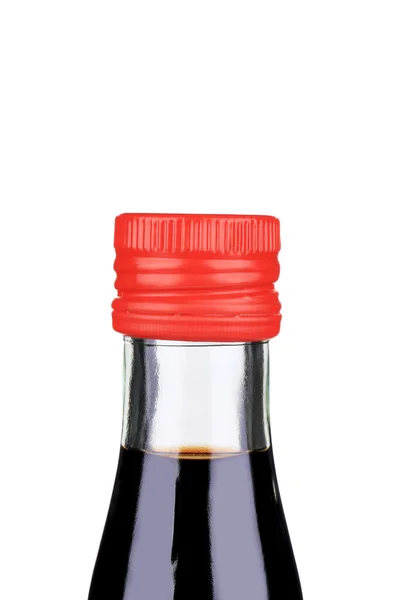 Butelka octu balsamicznego. — Zdjęcie stockowe