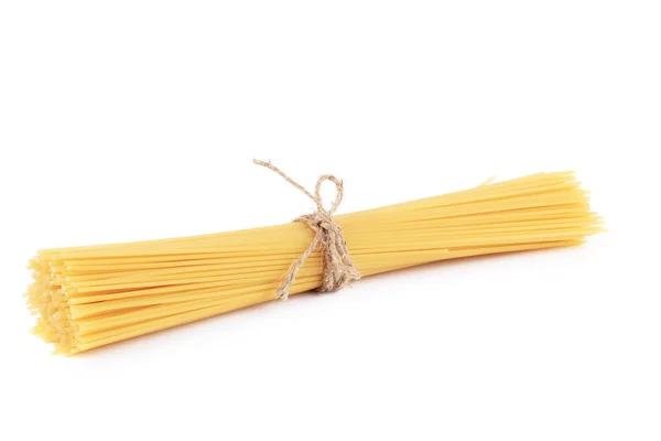 Un mucchio di spaghetti crudi . — Foto Stock