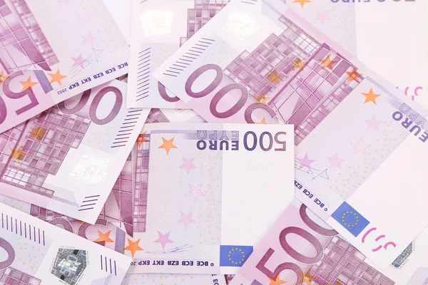 Five hundred euro notes. — Stock Photo, Image