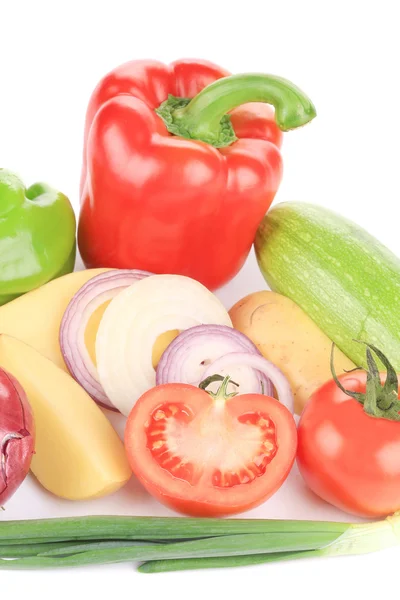 Collage de verduras frescas . —  Fotos de Stock