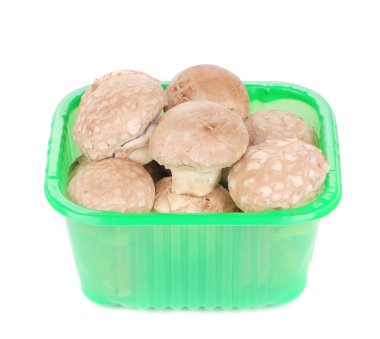 kahverengi petrol plastik kutu.