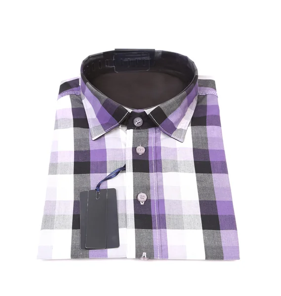 Gevouwen plaid shirt. — Stockfoto