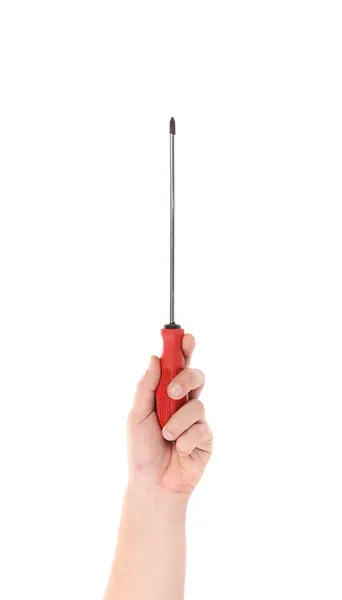 Cruciform screwdriver in hand. — Stock Photo, Image
