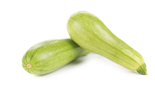 Due zucchine crude . — Foto Stock