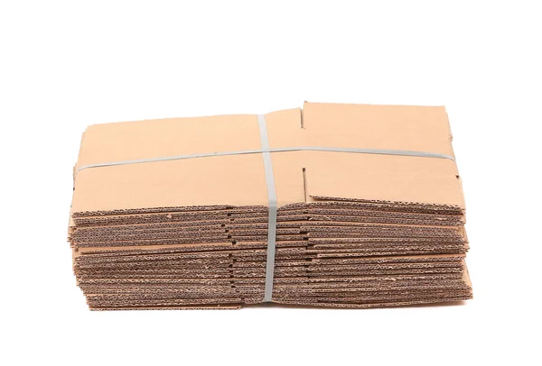 Cardboard on a white. — Stock Photo, Image