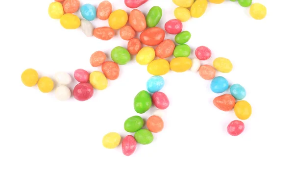 Patroon van chocolade kleurrijke ballen. — Stockfoto