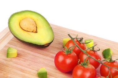 çeşitli sebze ve meyveler.