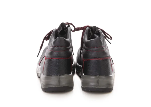 Bekväma svarta skor. — Stockfoto