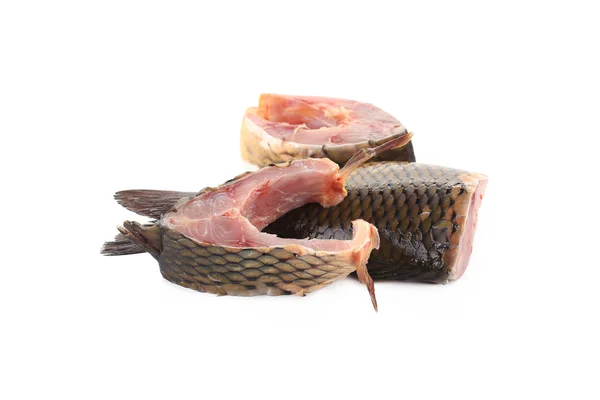 Carp fresh steaks. — Stock Photo, Image