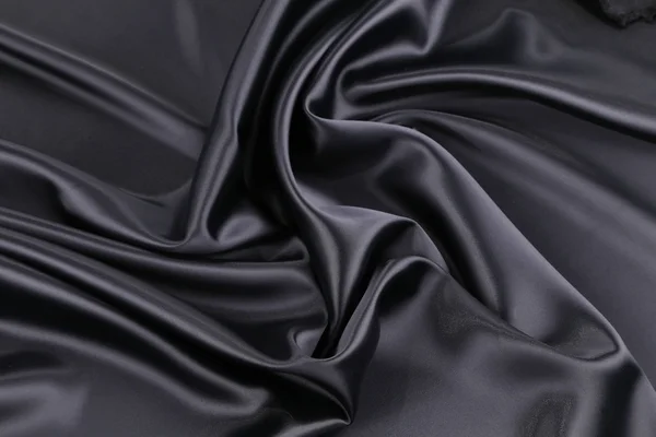 Fondo de seda negro . — Foto de Stock