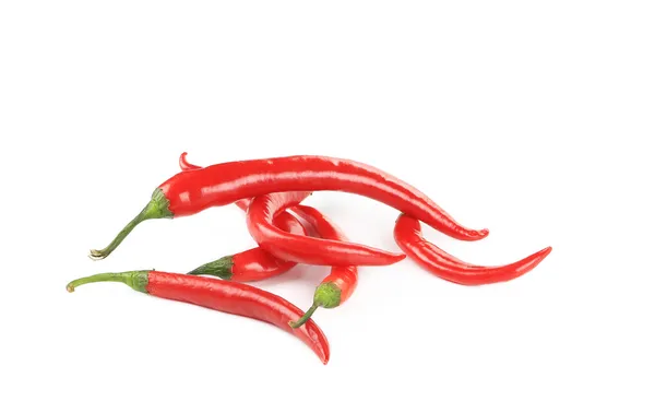 Pimentos vermelhos de pimentão. — Fotografia de Stock