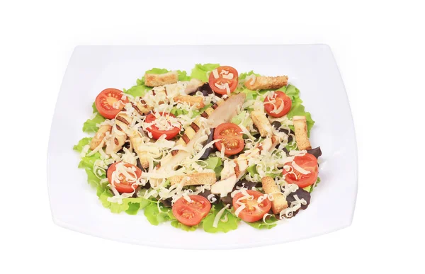 Salada Caesar com parmesão . — Fotografia de Stock