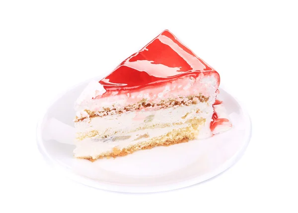 Порция торта красного слоя . — стоковое фото
